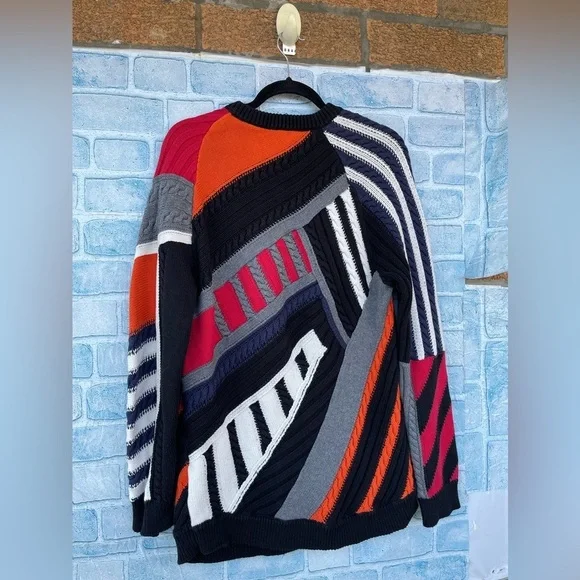 Koché Patchwork Oversized Sweater size medium
